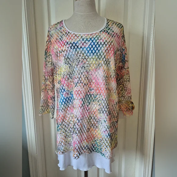 Multicolor Women's Top - Picture 2 of 5